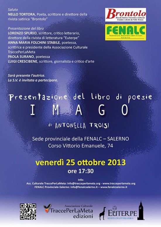 25 ottobre 2013 – Presentazione libro: Imago di Antonella Troisi