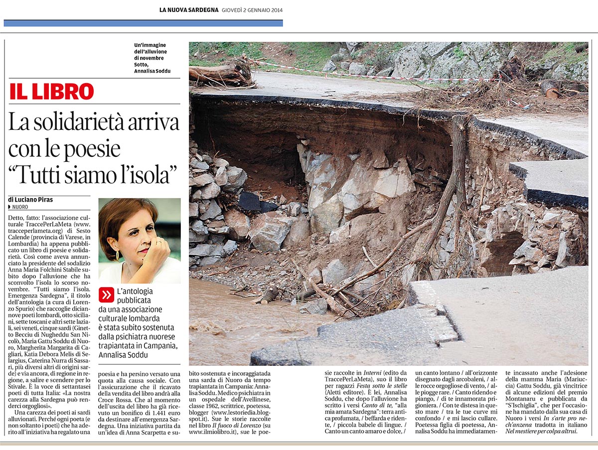 2 gennaio 2014 – Tutti siamo l’isola – La Nuova Sardegna, articolo di Luciano Piras