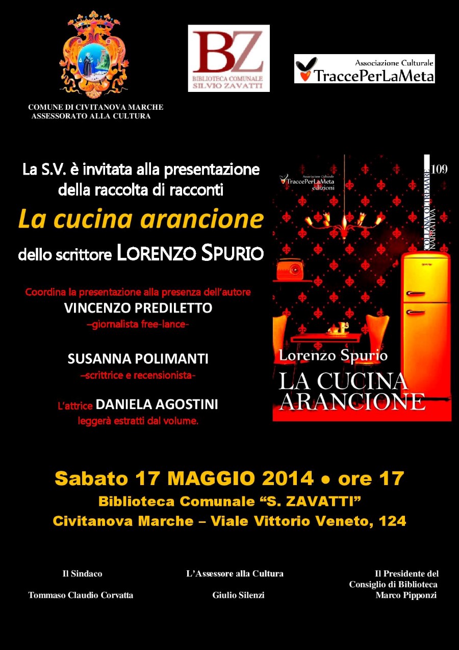 17.5.2014 – “La cucina arancione” di Lorenzo Spurio a Civitanova Marche