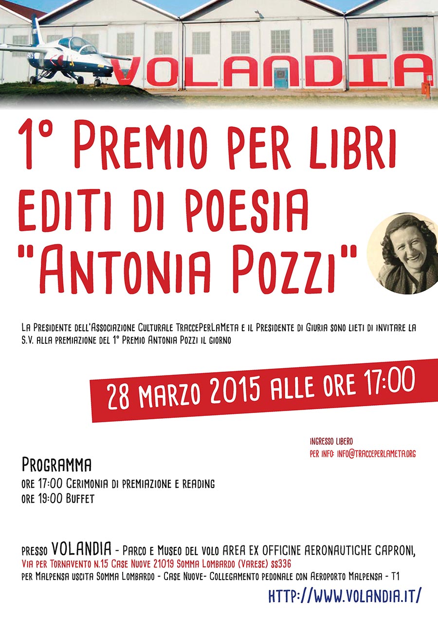28 marzo 2015 – Premiazione 1° Premio per Libri editi di Poesia “Antonia Pozzi”