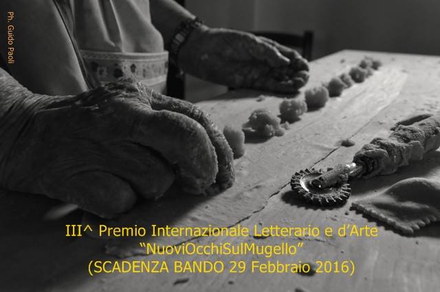 Scadenza 29.2.2016 –  III Premio Internazionale Letterario e d’Arte “NuoviOcchiSulMugello”