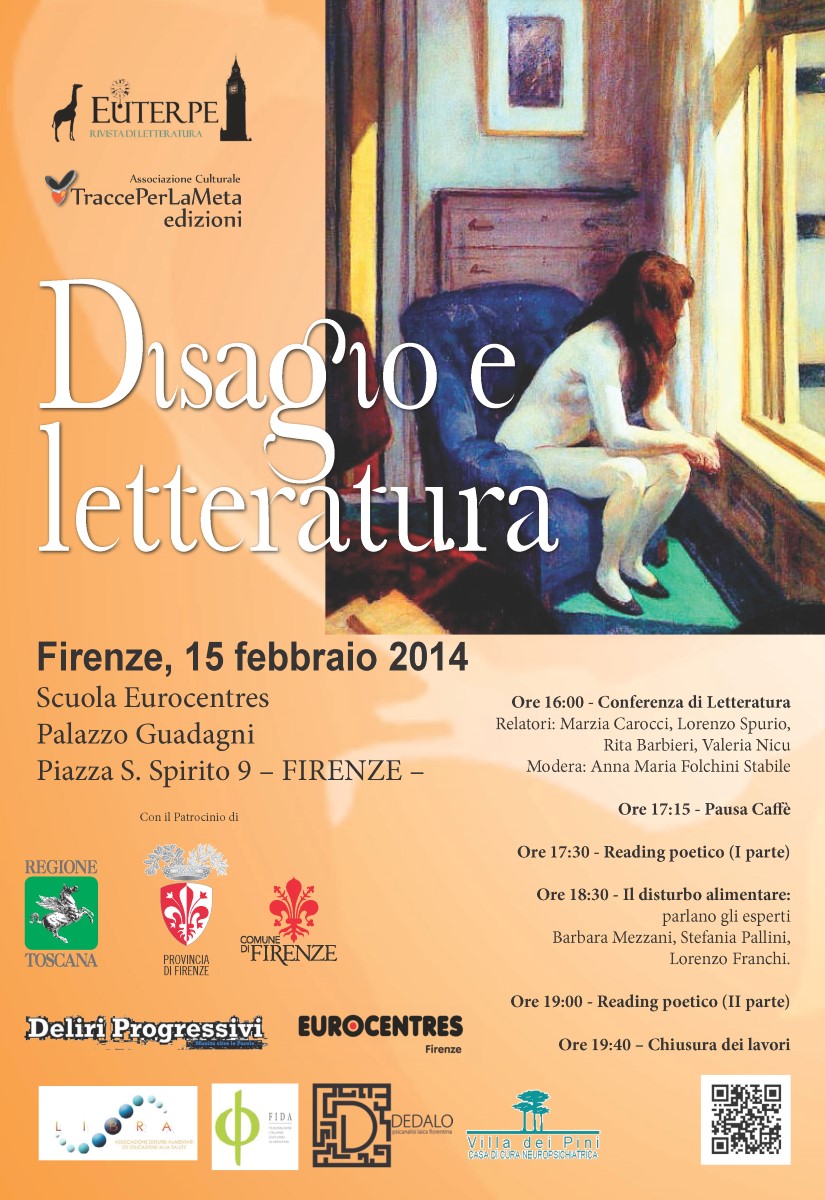 15.2.2014 – “Disagio e letteratura” – Conferenza e Reading Poetico